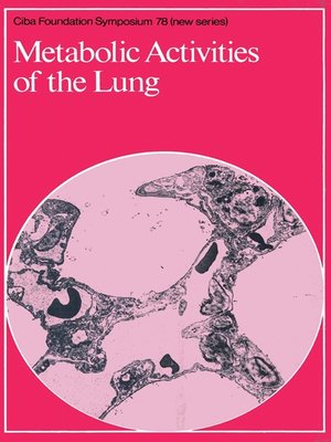 cover image of Metabolic Activities of the Lung